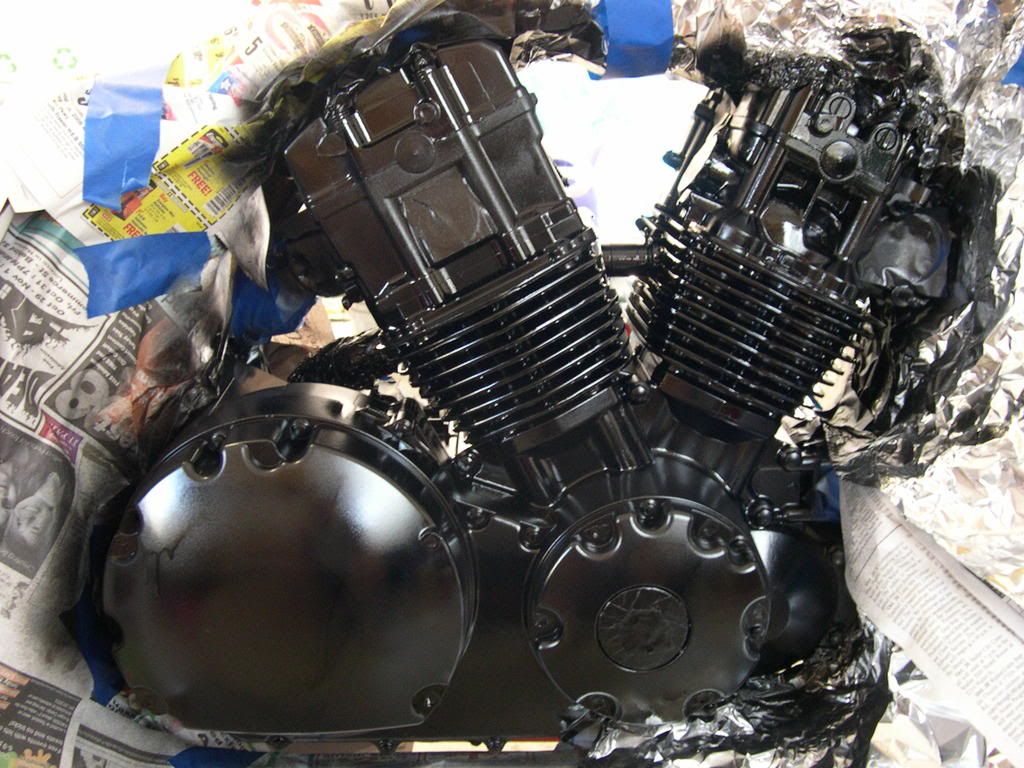 Painting Engine 101 Honda VTX 1300 / VTX 1800 Motorcycles Forum